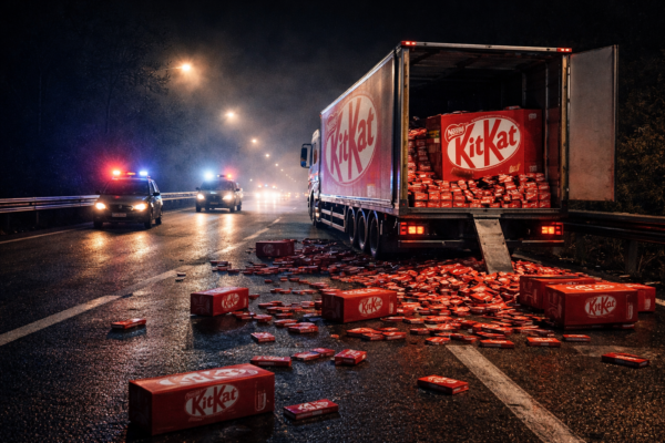 Roban más de 400 mil chocolates KitKat en Europa: cargamento sigue desaparecido