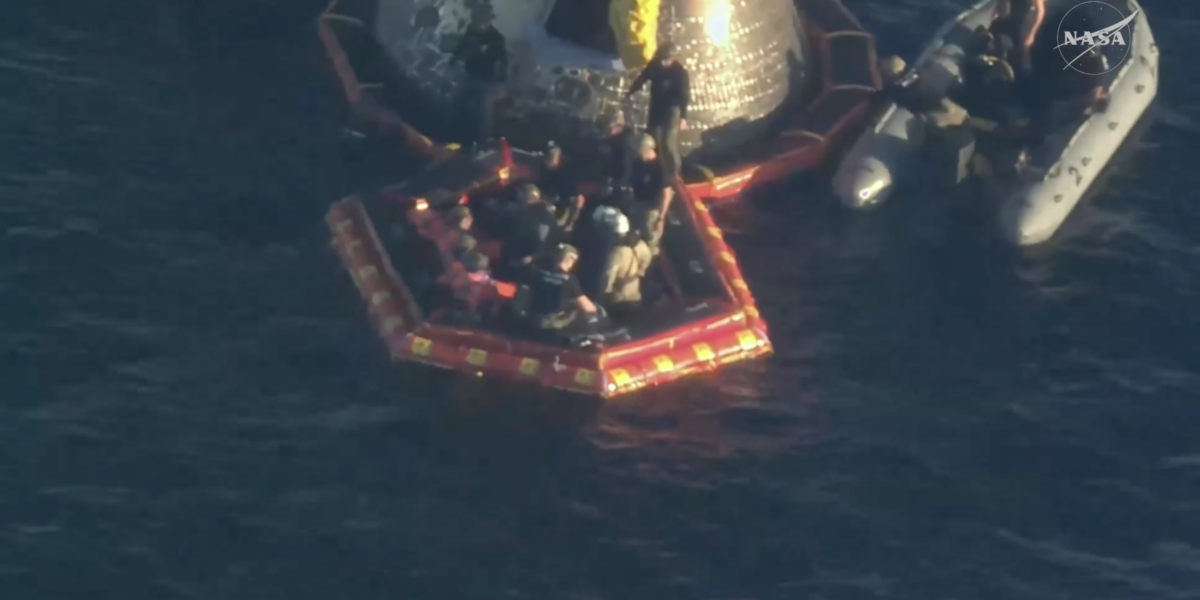Artemis II completa su regreso y toda la tripulación ya fue recuperada en el mar