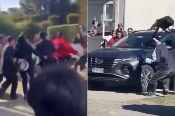 Escasa seguridad rodeó visita de ministra Lincolao a la U. Austral: no tenía escolta y salió en auto de la Armada