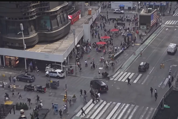 Tiroteo en Times Square deja un herido y provoca pánico entre turistas en Nueva York