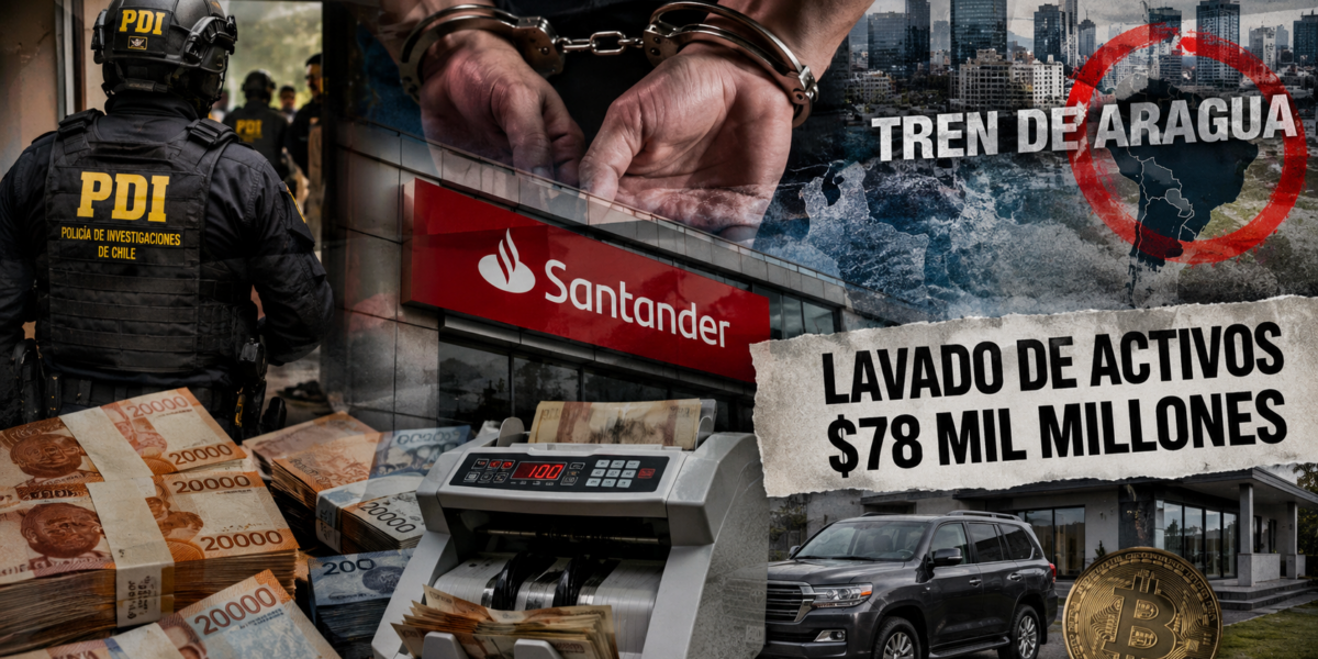 Operación Tokio: la red del Tren de Aragua que habría movido más de $78 mil millones en Chile