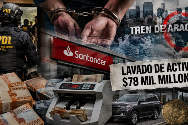 Operación Tokio: la red del Tren de Aragua que habría movido más de $78 mil millones en Chile