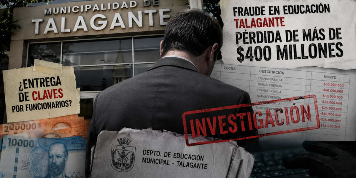 Fraude en Educación de Talagante: el historial del exjefe de finanzas que vuelve a tensionar el caso