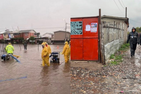 Talagante bajo el temporal: evacuaciones junto al Mapocho y viviendas nuevas al borde de la inundación